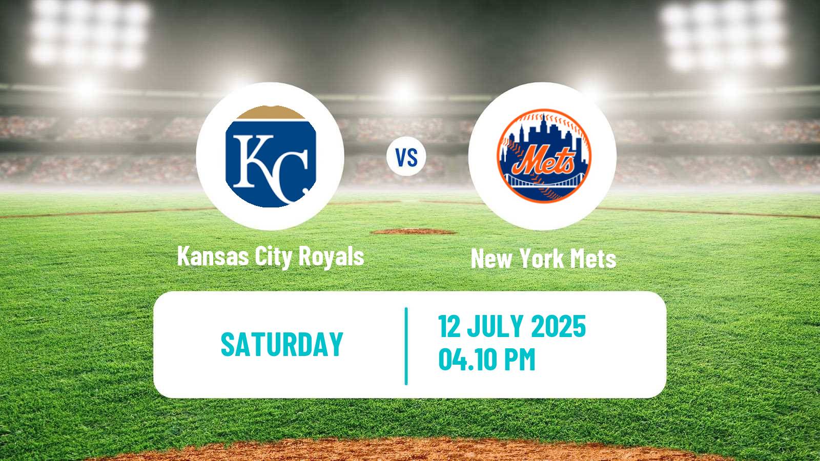 Baseball MLB Kansas City Royals - New York Mets