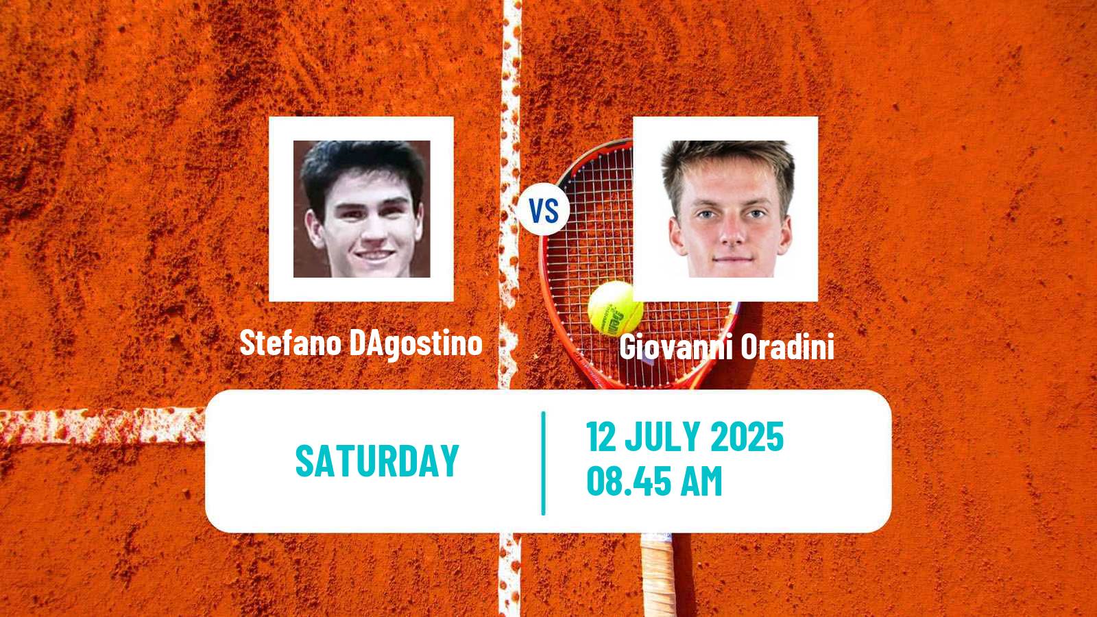 Tennis ITF M15 Telfs Men Stefano DAgostino - Giovanni Oradini