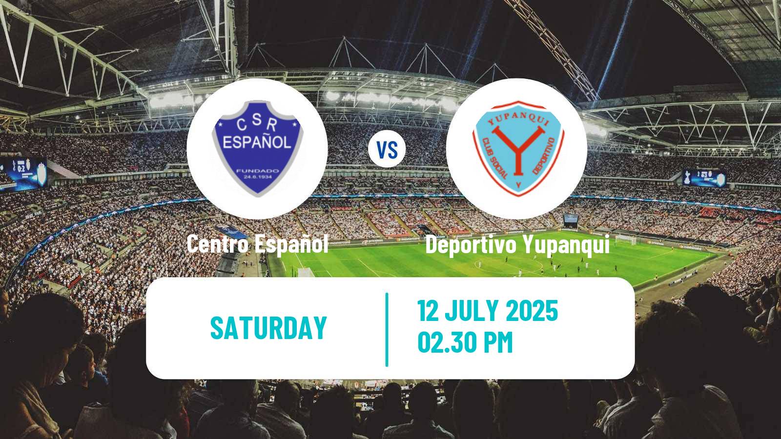 Soccer Argentinian Primera C Centro Español - Deportivo Yupanqui