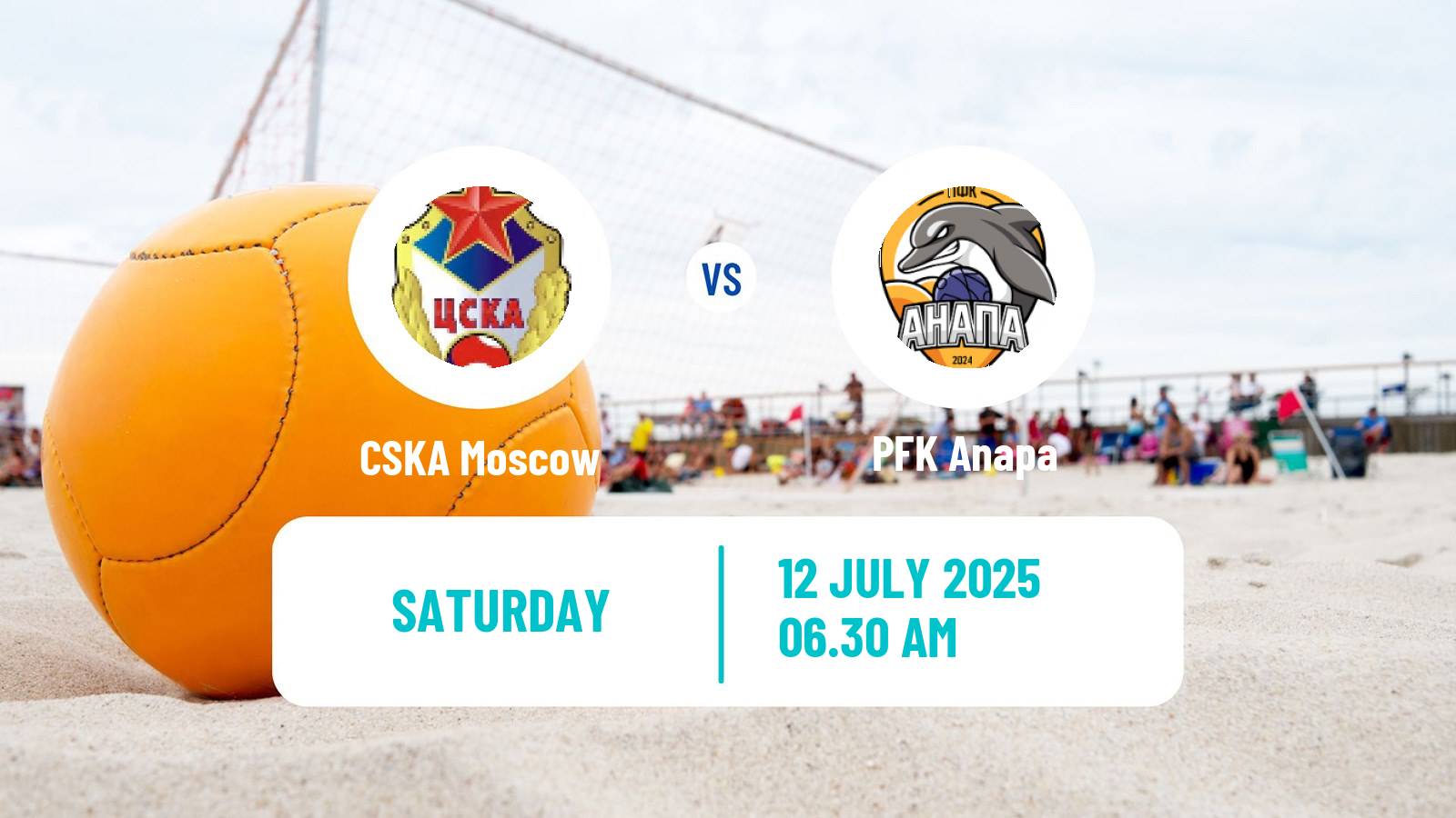 Beach soccer Superliga CSKA Moscow - Anapa