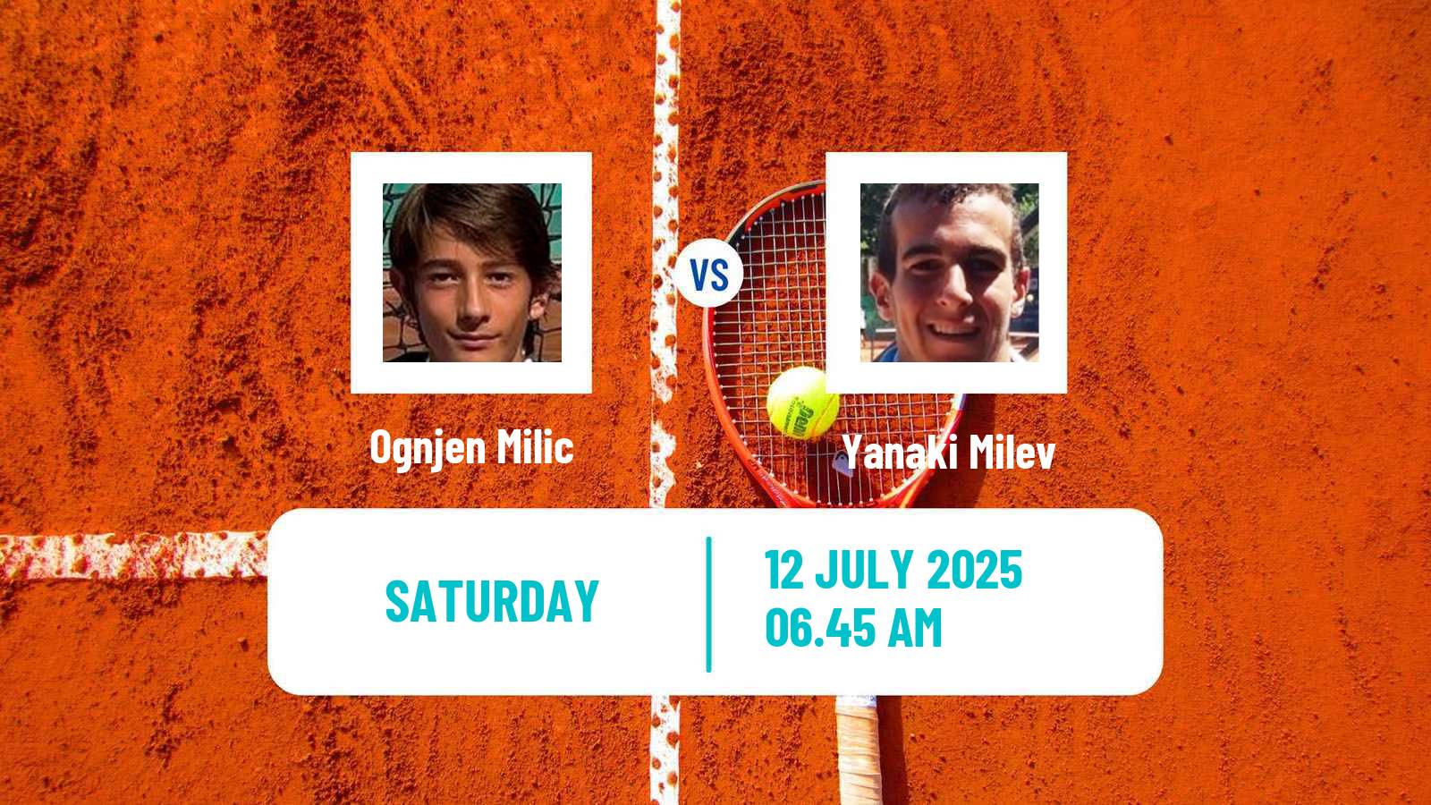 Tennis ITF M15 Kursumlijska Banja 10 Men Ognjen Milic - Yanaki Milev