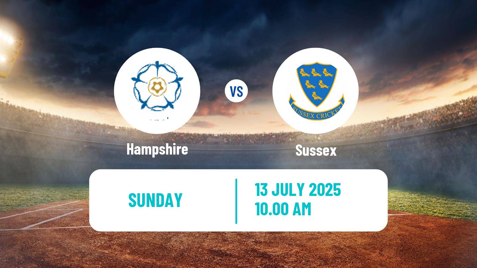 Cricket Vitality Blast Hampshire - Sussex