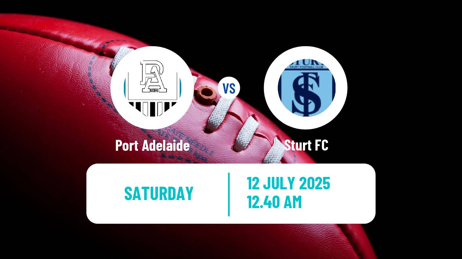 Aussie rules SANFL Port Adelaide - Sturt
