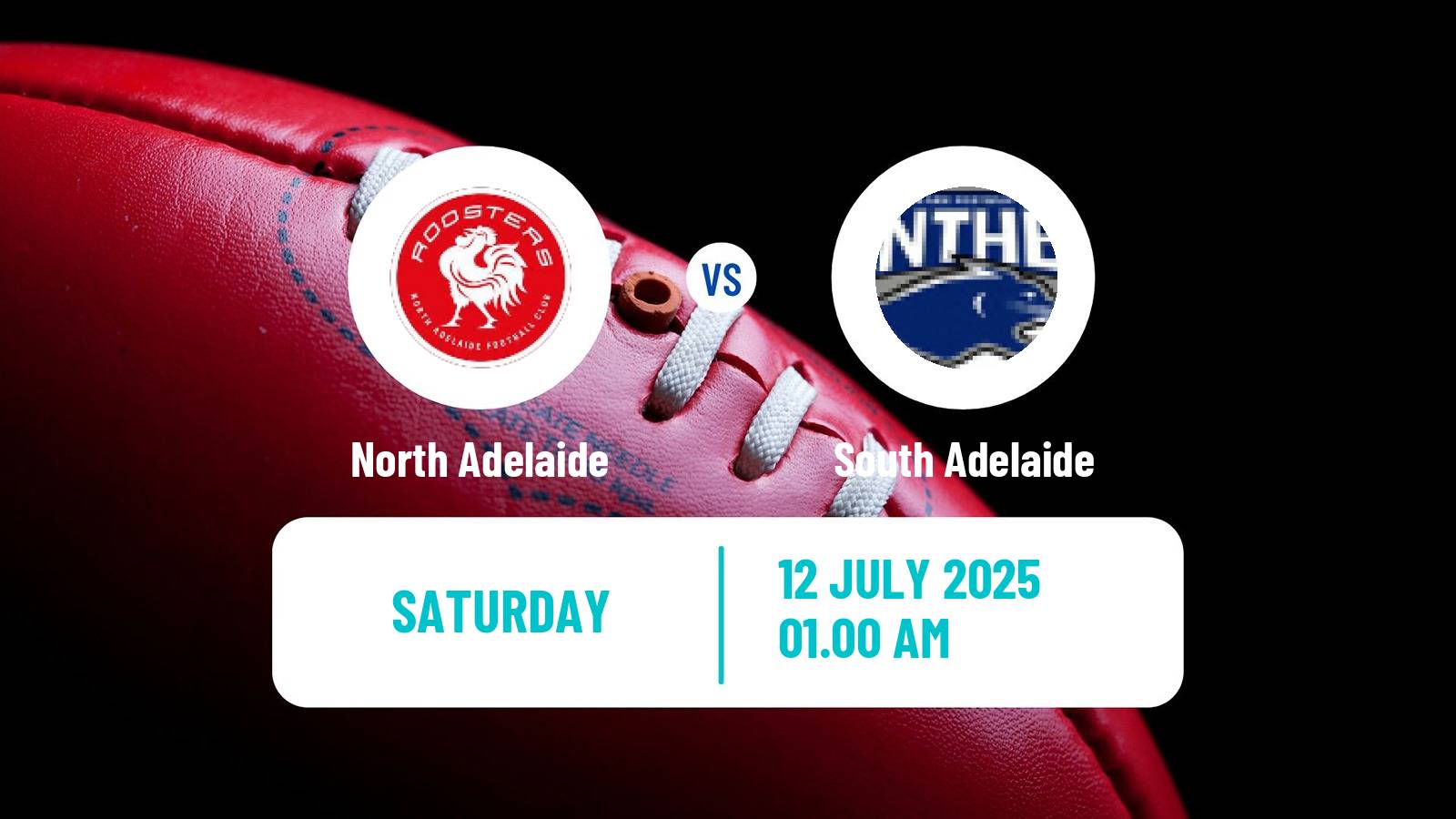 Aussie rules SANFL North Adelaide - South Adelaide