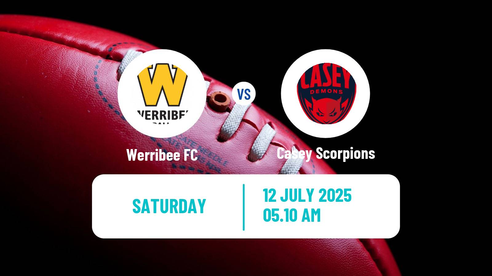 Aussie rules VFL Werribee - Casey Scorpions