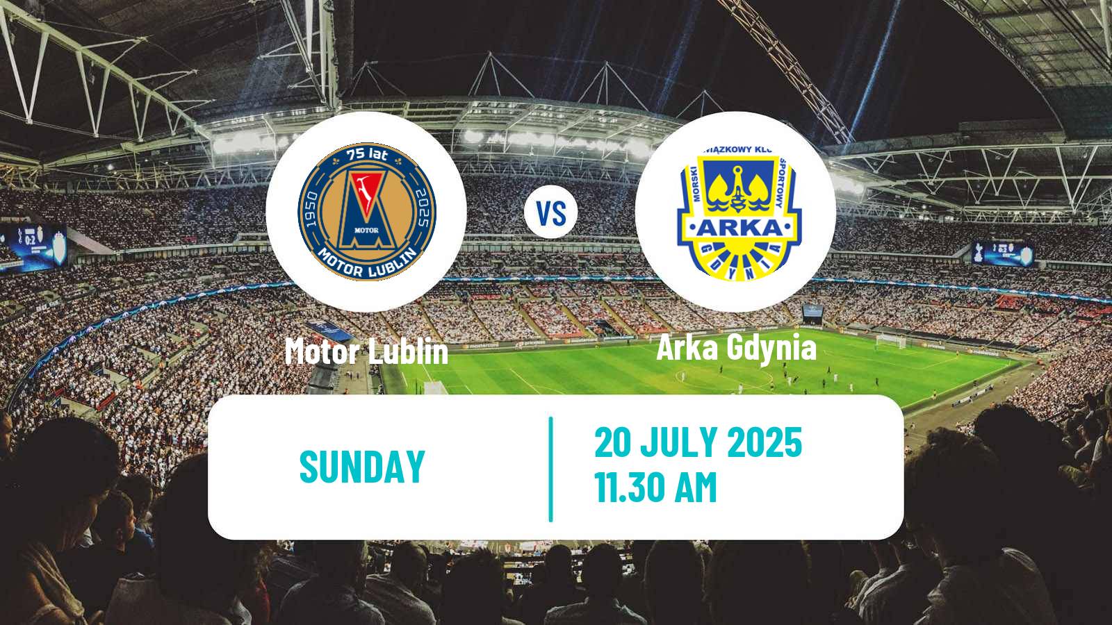 Soccer Polish Ekstraklasa Motor Lublin - Arka Gdynia