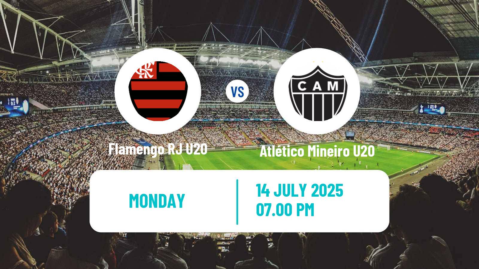 Soccer Brasileiro U20 Flamengo RJ U20 - Atlético Mineiro U20