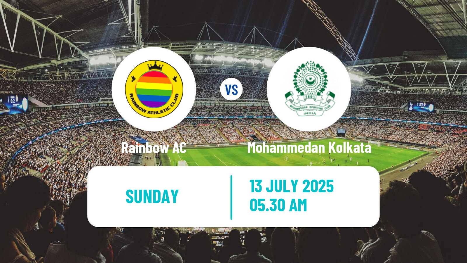 Soccer Calcutta Premier Division Rainbow - Mohammedan Kolkata