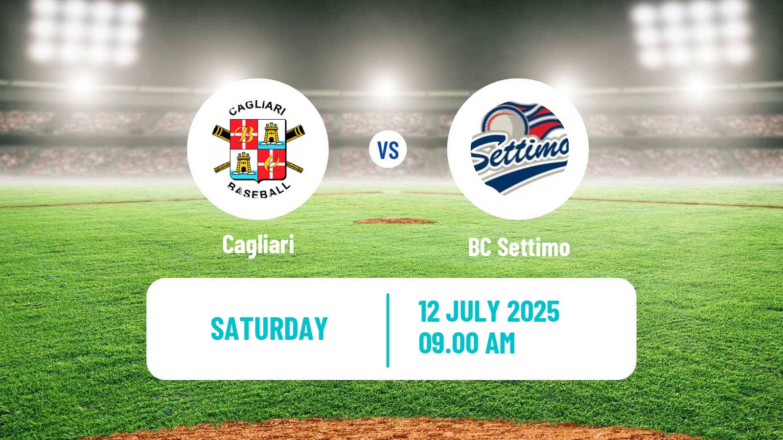 Baseball Italian Serie A1 Baseball Cagliari - Settimo