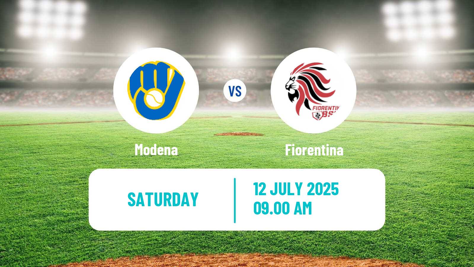 Baseball Italian Serie A1 Baseball Modena - Fiorentina