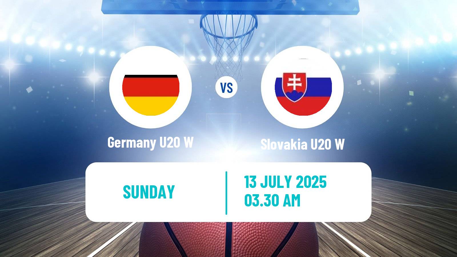 Basketball Friendly International Basketball Women Germany U20 W - Slovakia U20 W
