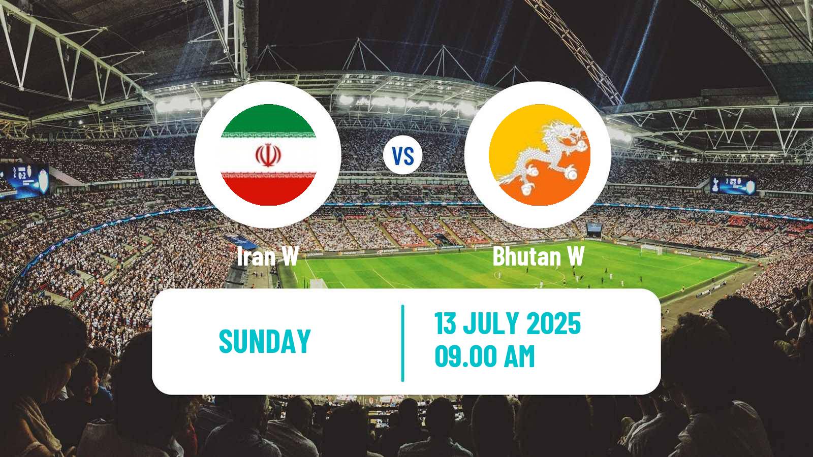 Soccer Asian Cup Women Iran W - Bhutan W
