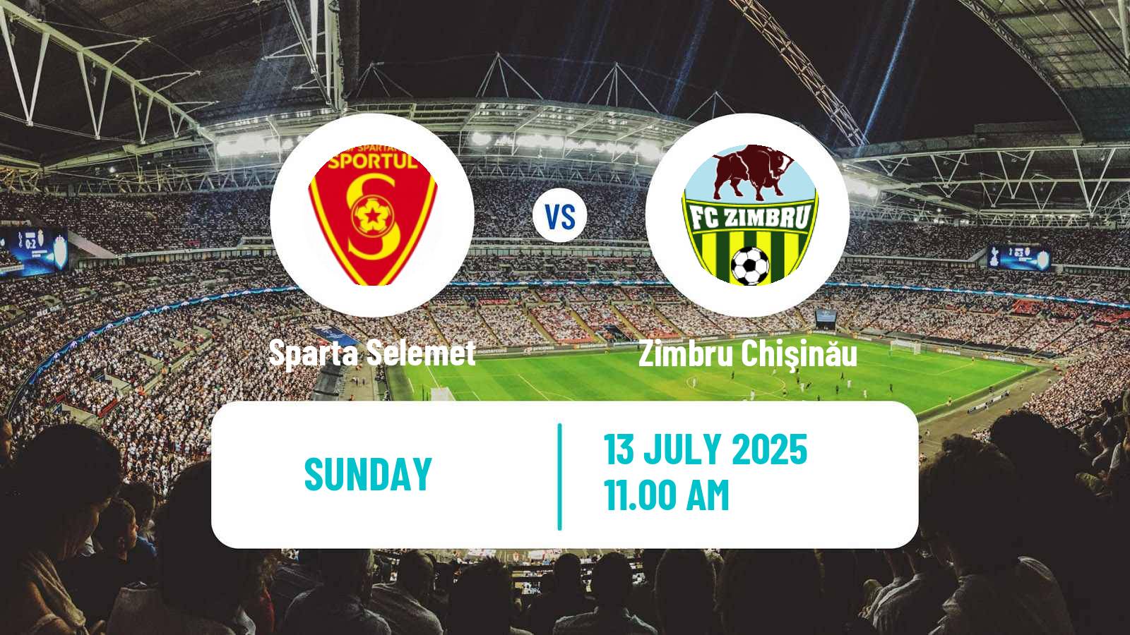 Soccer Moldovan Super Liga Sparta Selemet - Zimbru Chişinău