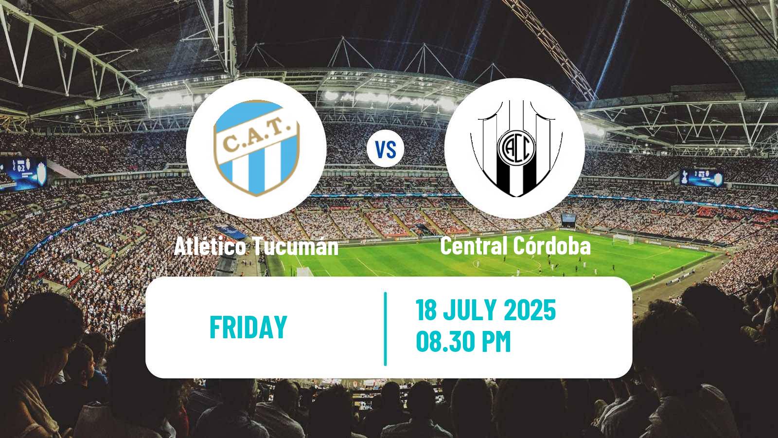 Soccer Argentinian Liga Profesional Atlético Tucumán - Central Córdoba