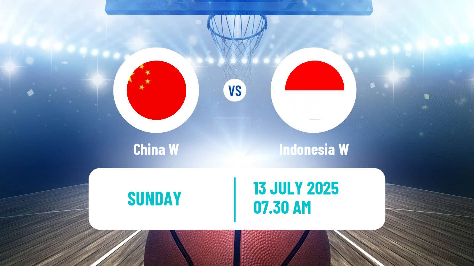 Basketball Asia Cup Basketball Women China W - Indonesia W