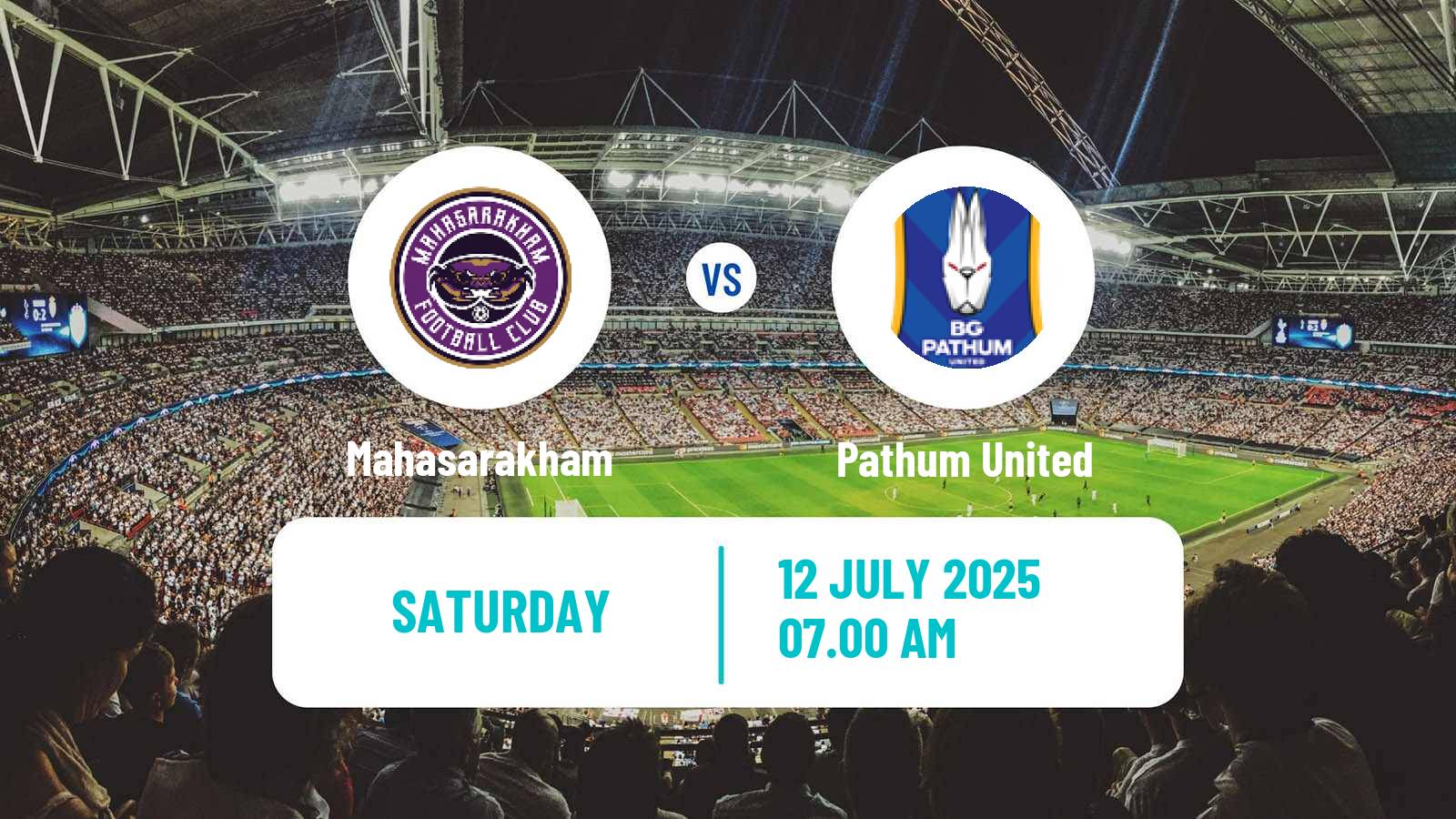 Soccer Club Friendly Mahasarakham - Pathum United