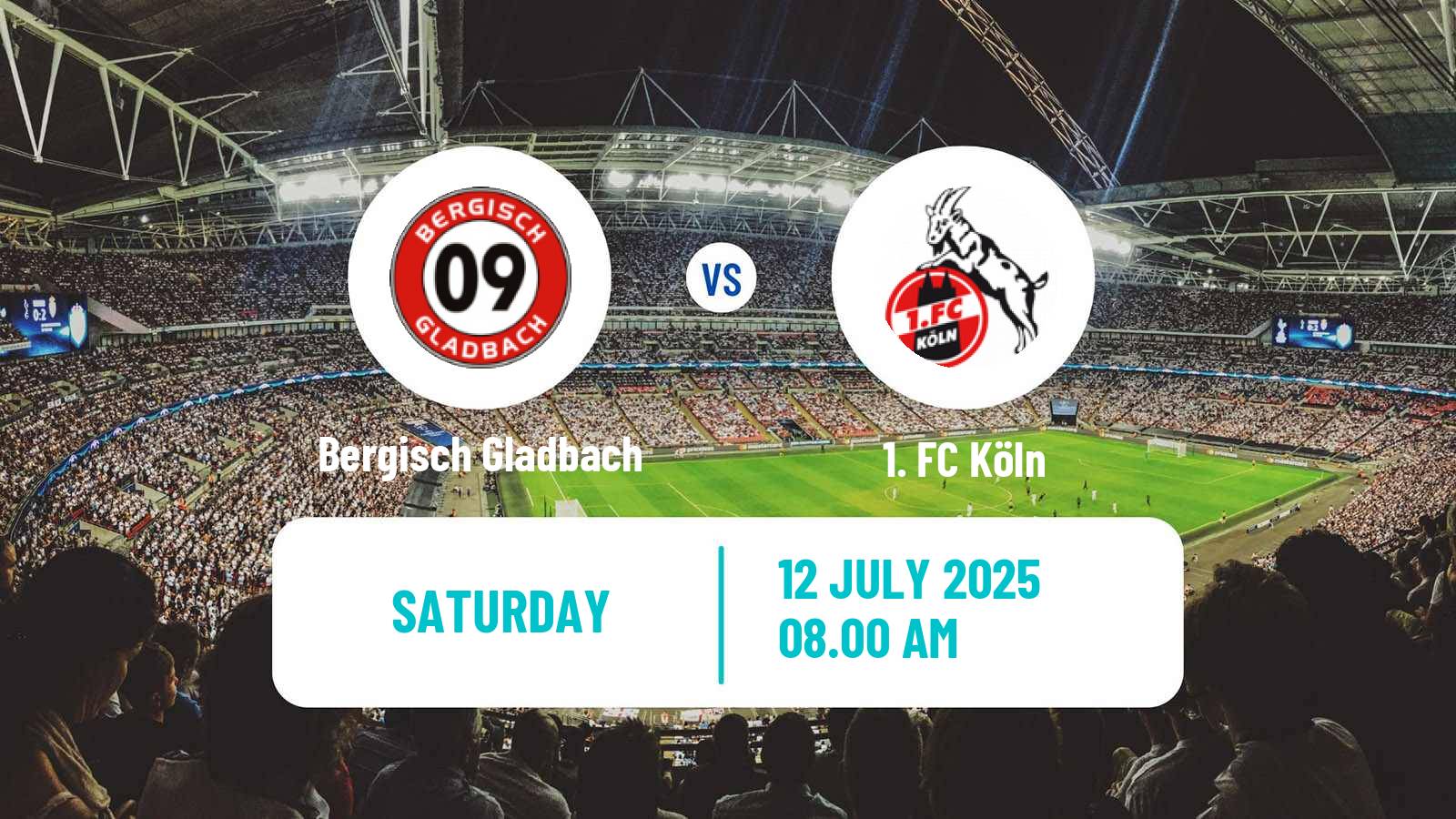 Soccer Club Friendly Bergisch Gladbach - Köln
