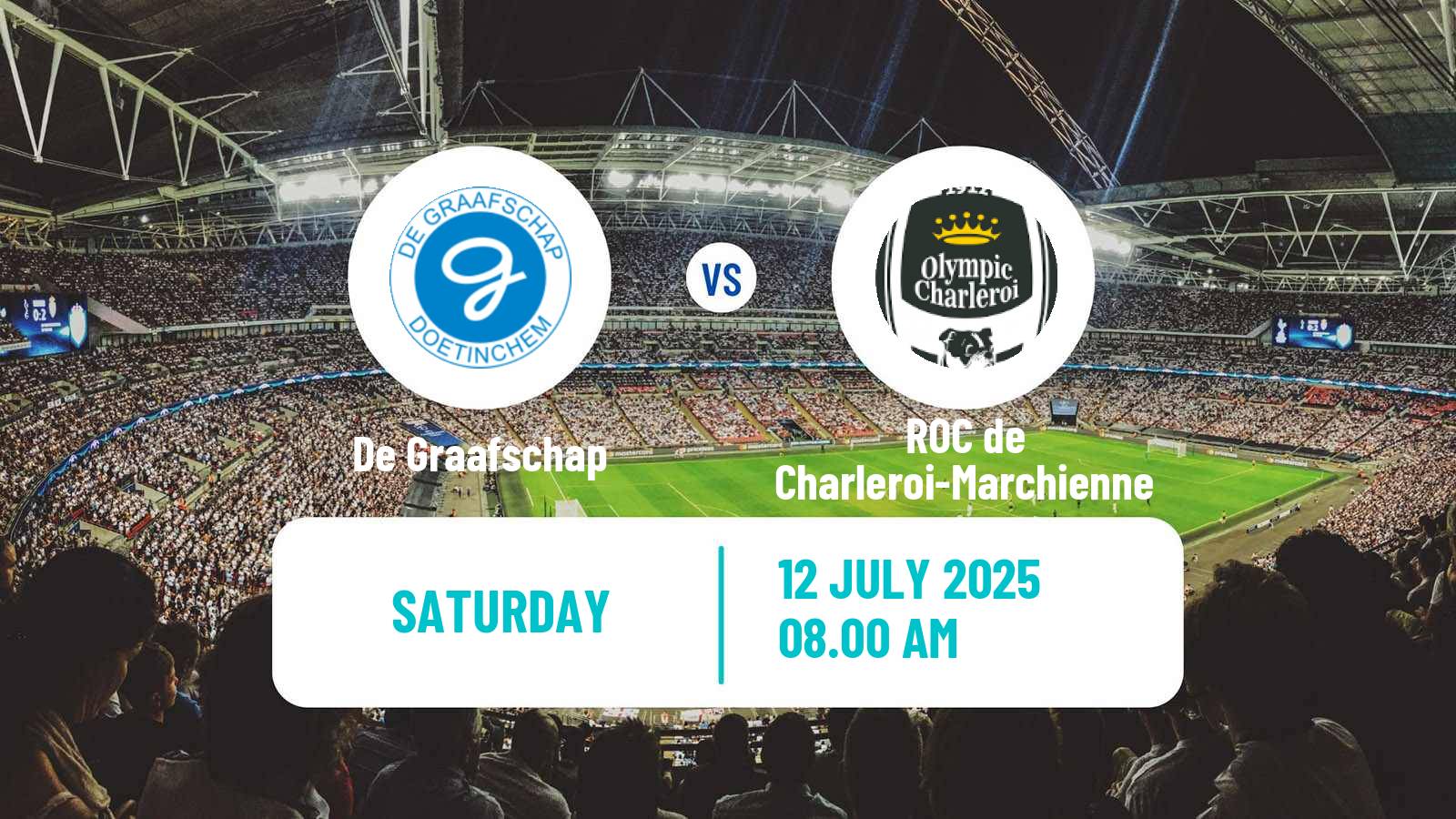 Soccer Club Friendly De Graafschap - ROC de Charleroi-Marchienne
