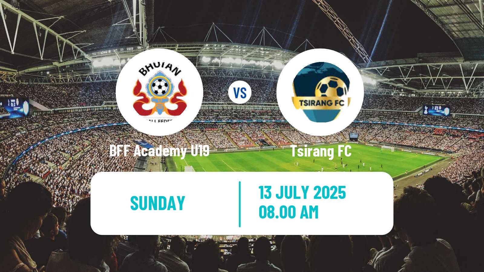 Soccer Bhutan Premier League BFF Academy U19 - Tsirang
