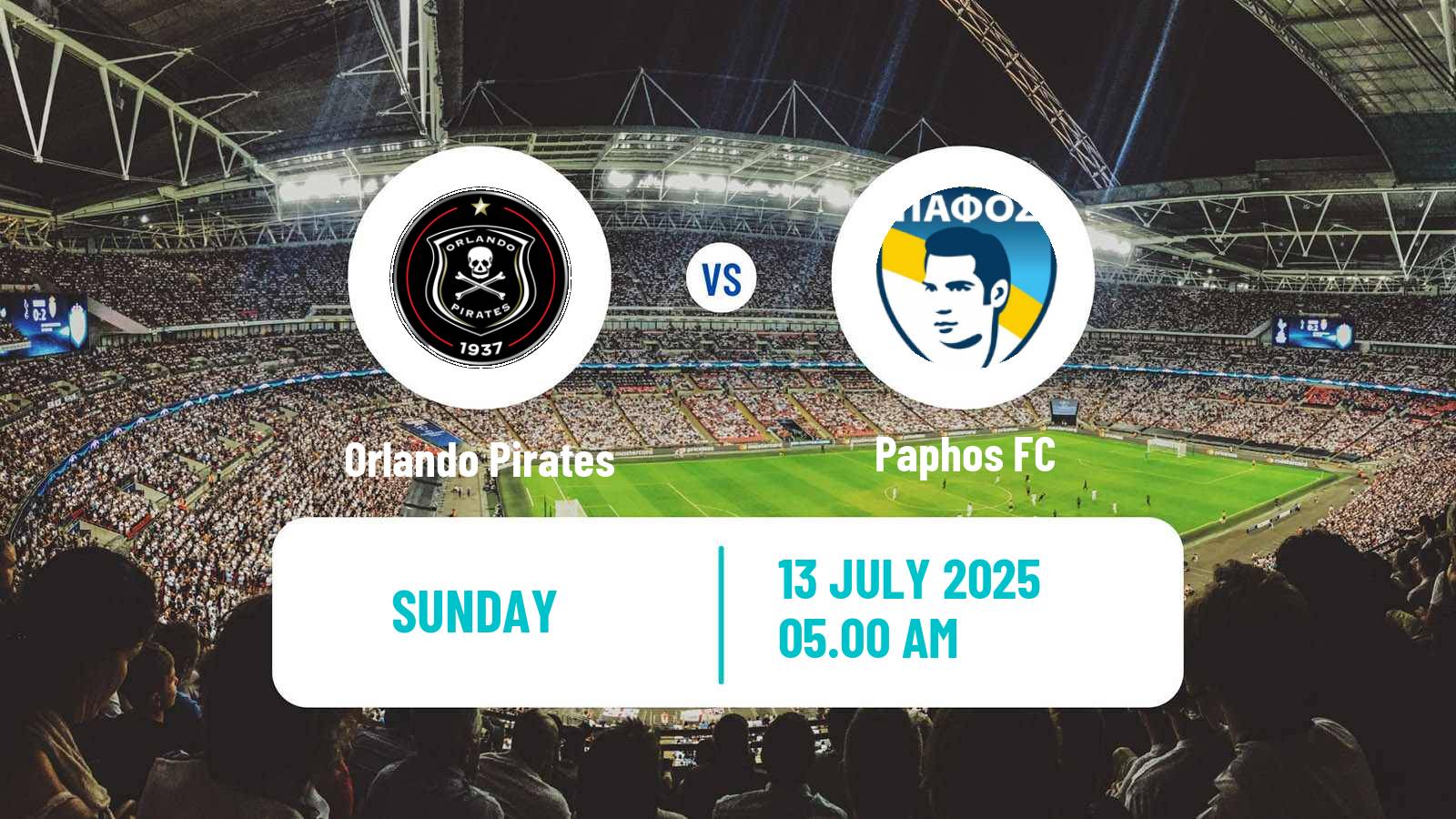 Soccer Club Friendly Orlando Pirates - Paphos