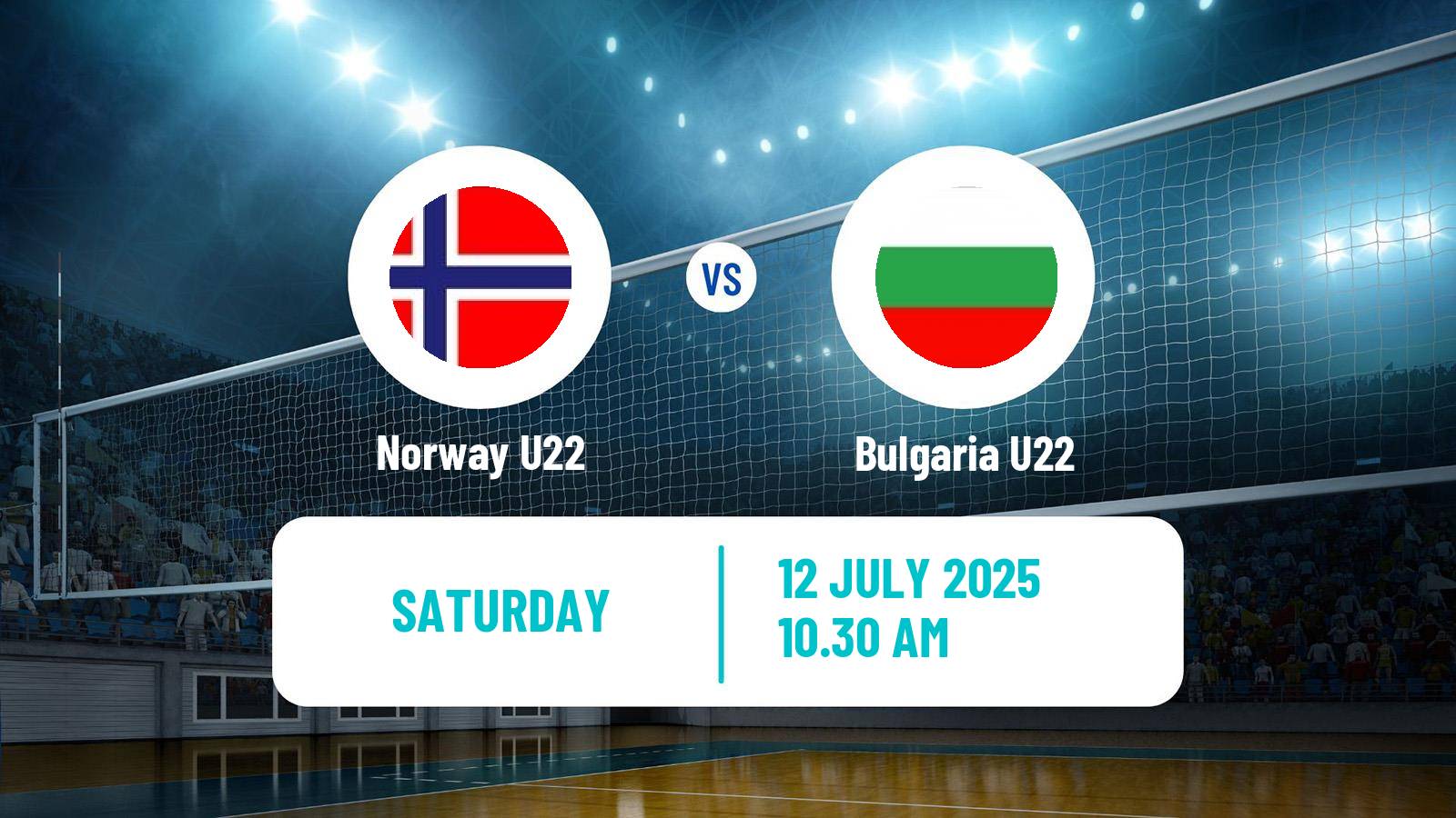 Volleyball European Championship U22 Volleyball Norway U22 - Bulgaria U22