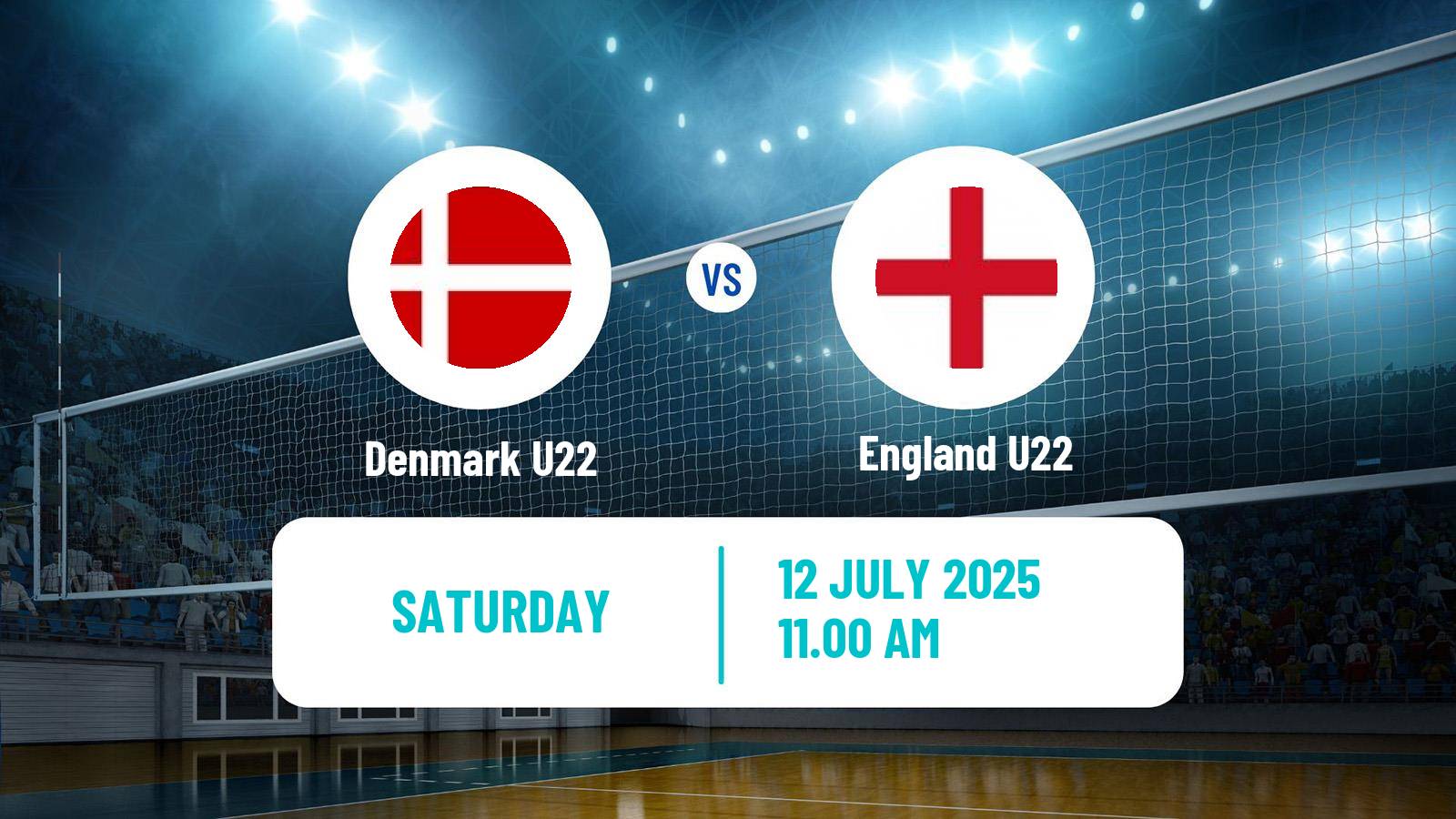 Volleyball European Championship U22 Volleyball Denmark U22 - England U22
