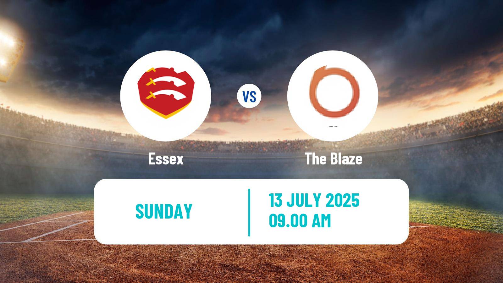Cricket Vitality Blast Women Essex - The Blaze