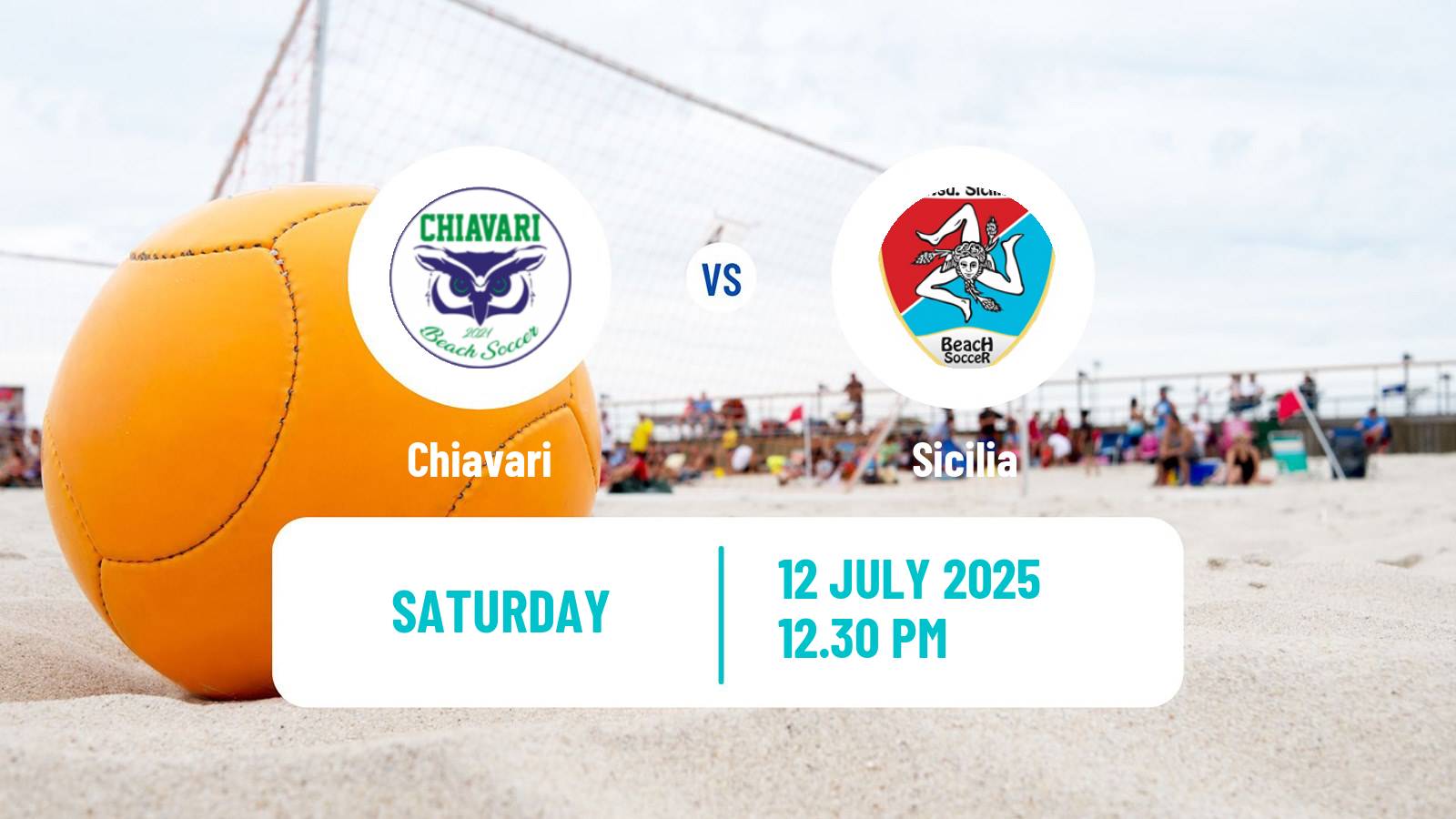 Beach soccer Serie A Chiavari - Sicilia