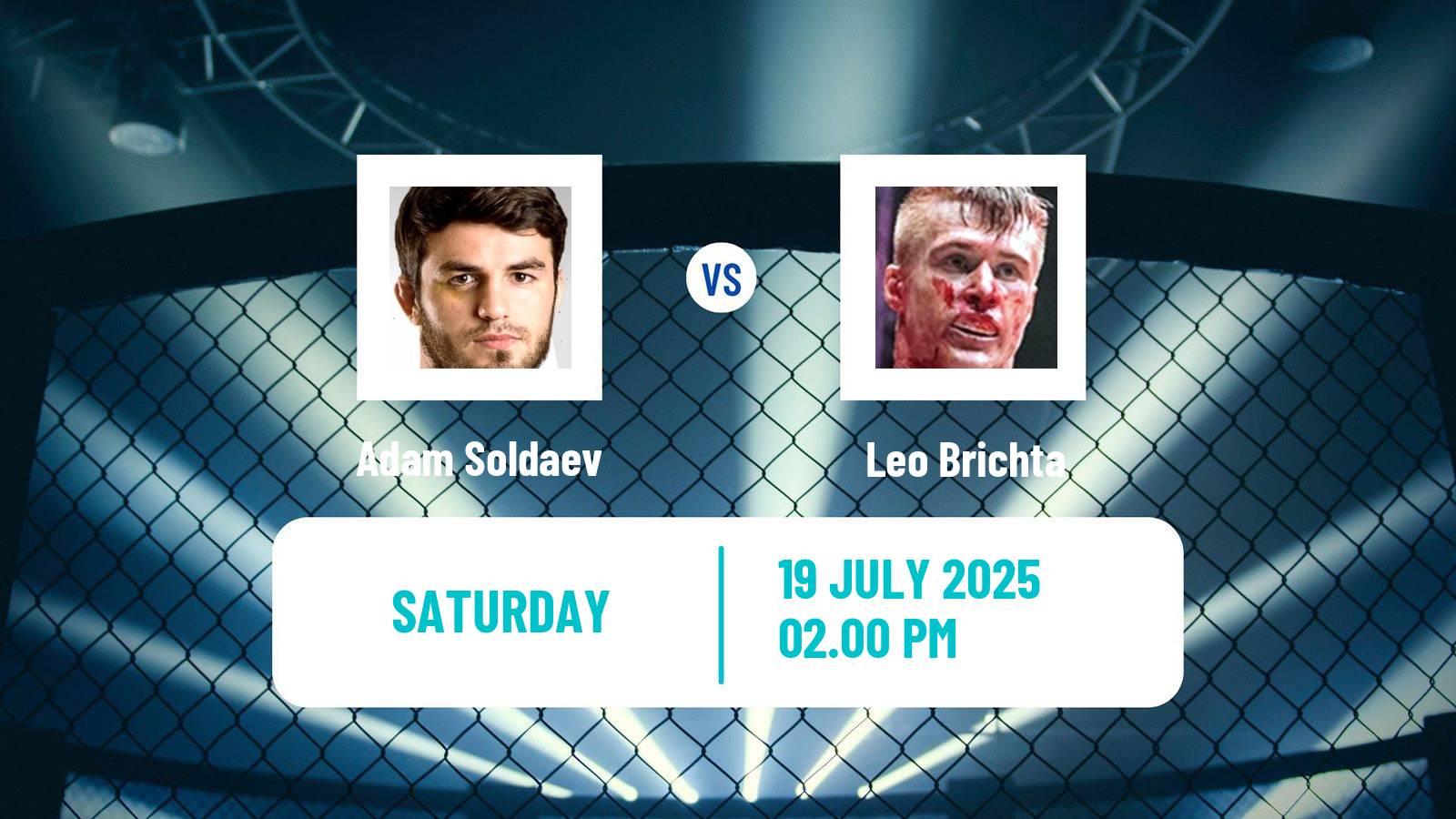 MMA Featherweight Ksw Men Adam Soldaev - Leo Brichta