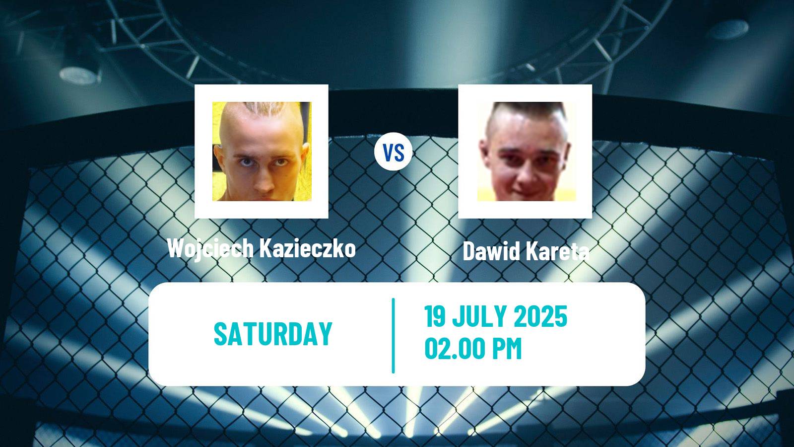 MMA Featherweight Ksw Men Wojciech Kazieczko - Dawid Kareta