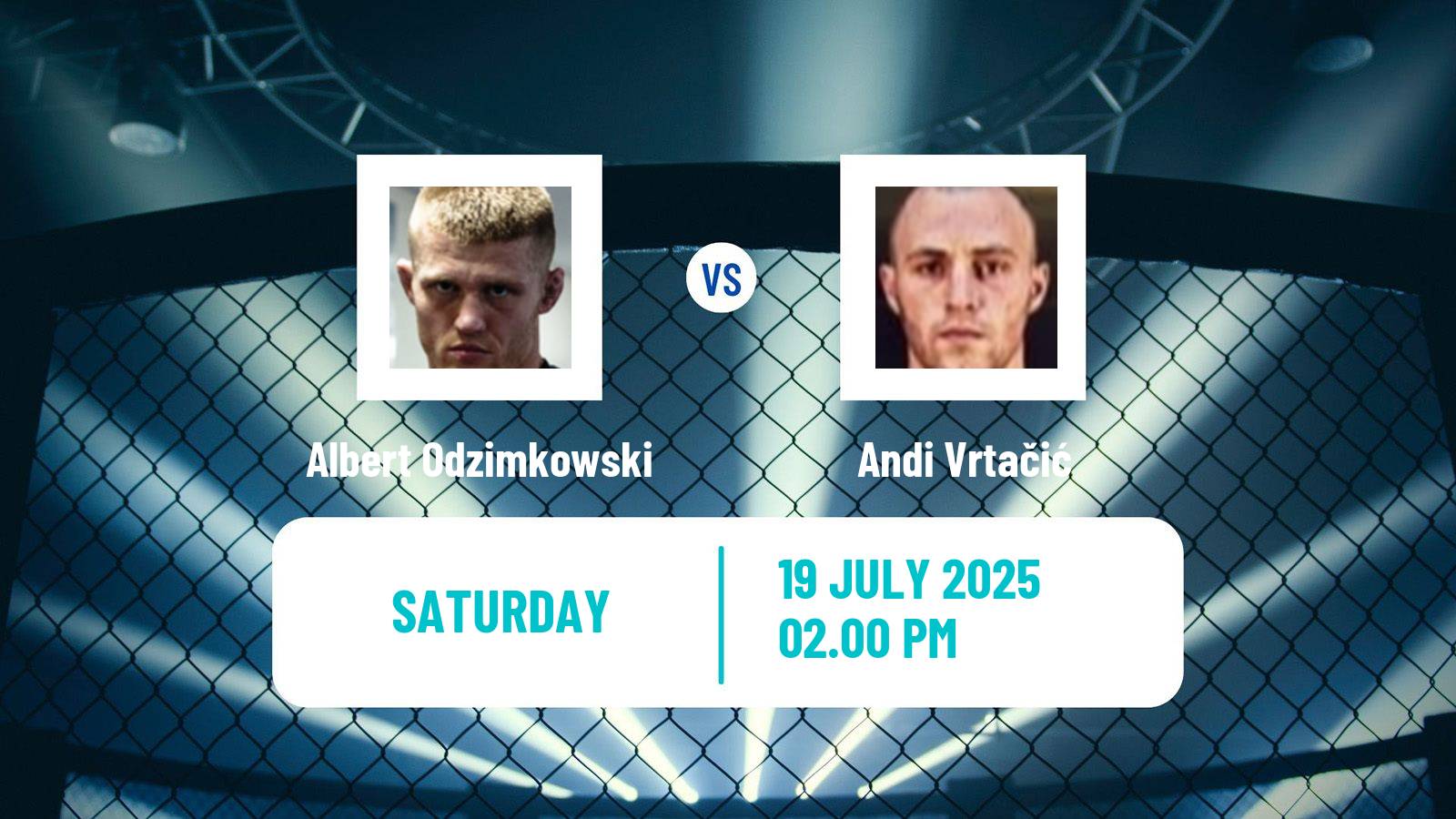 MMA Middleweight Ksw Men Albert Odzimkowski - Andi Vrtačić