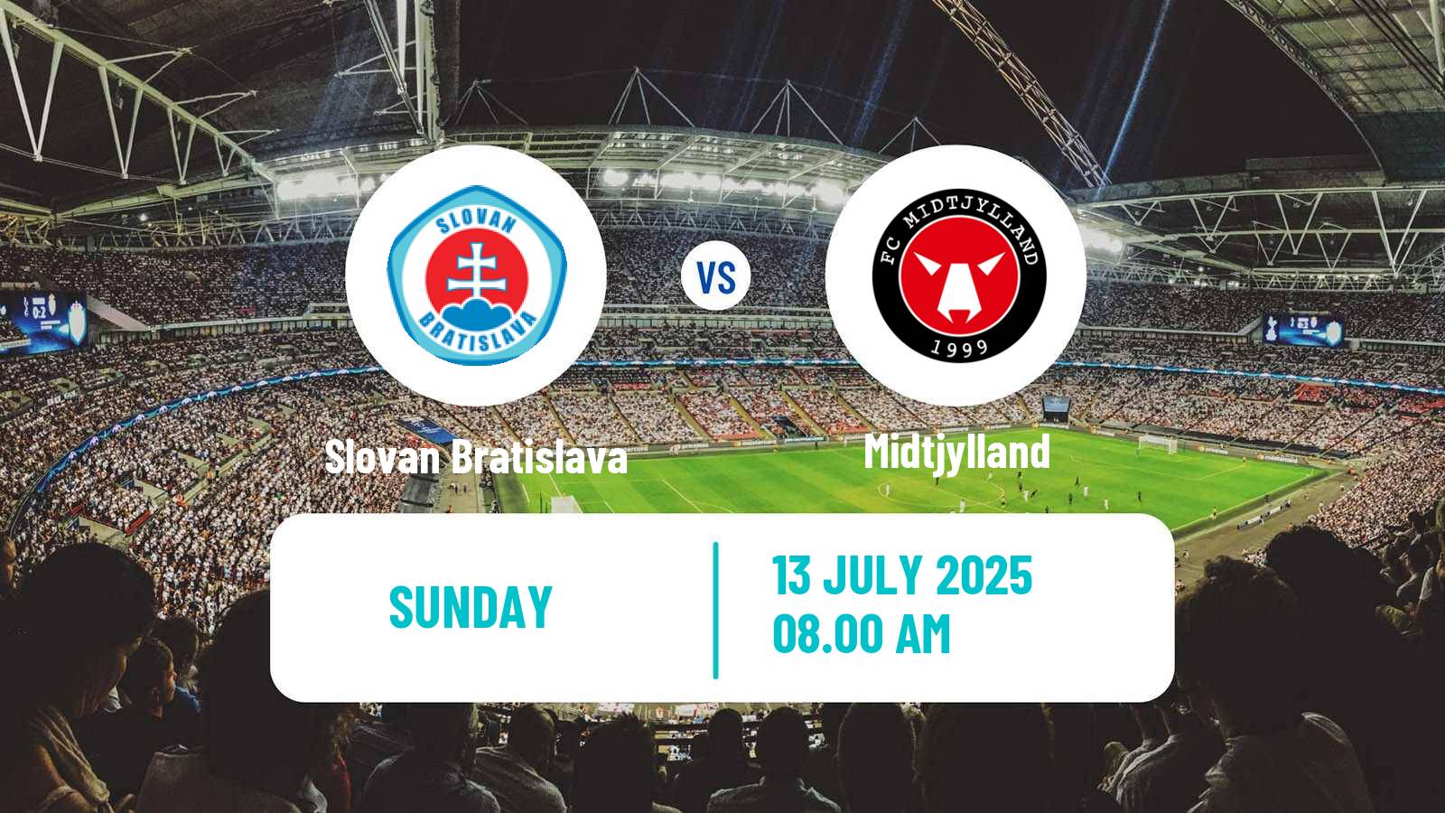 Soccer Club Friendly Slovan Bratislava - Midtjylland