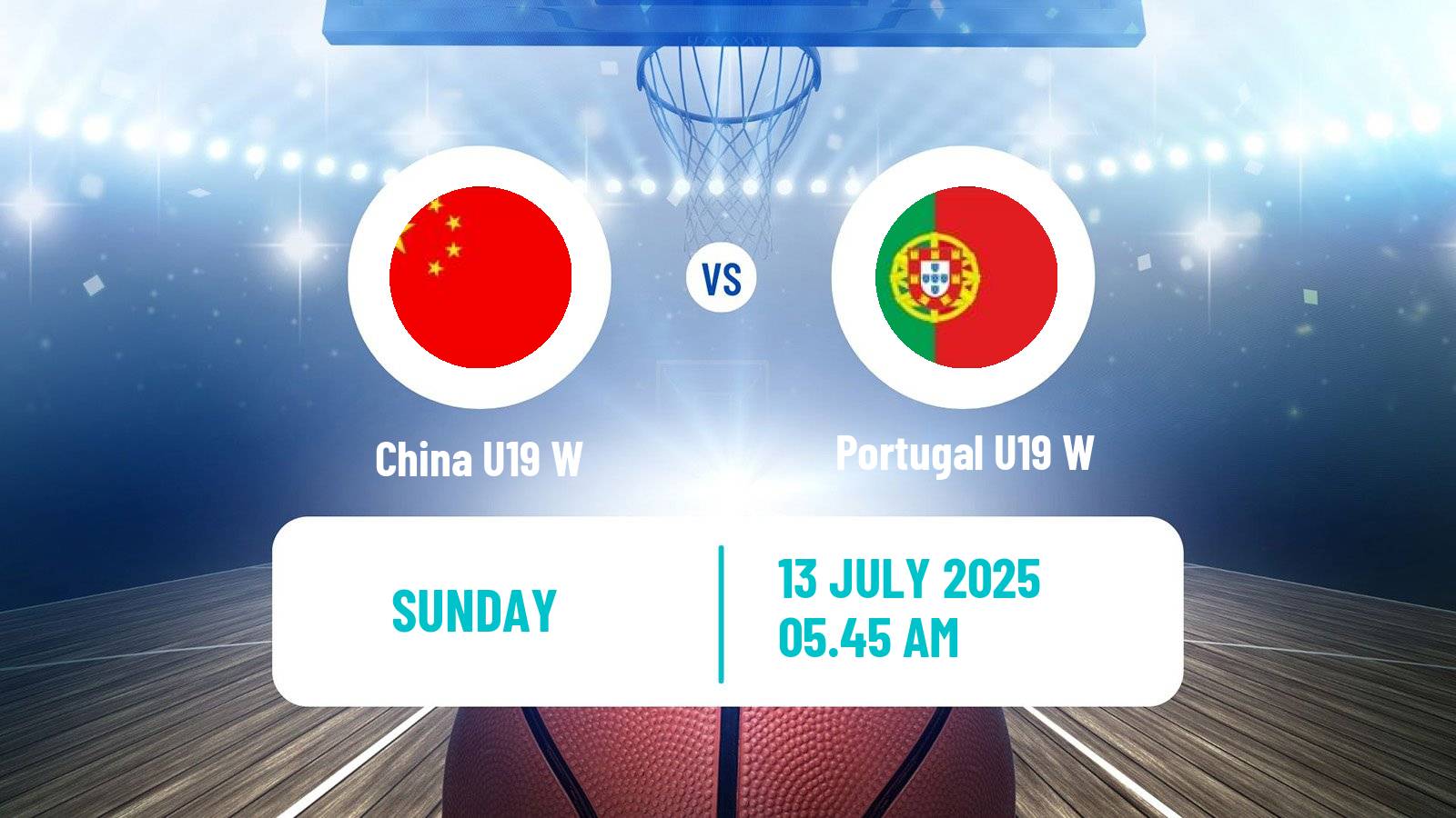 Basketball World Championship U19 Basketball Women China U19 W - Portugal U19 W