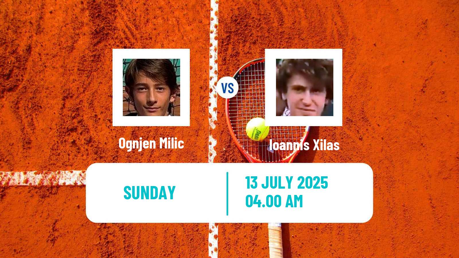 Tennis ITF M15 Kursumlijska Banja 10 Men Ognjen Milic - Ioannis Xilas