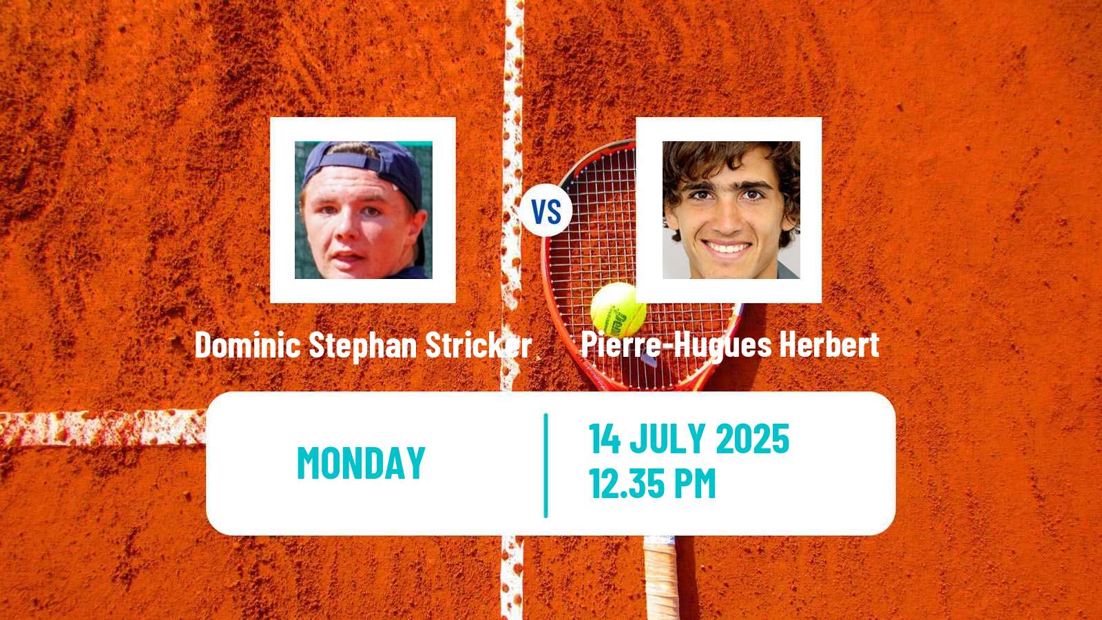 Tennis ATP Gstaad Dominic Stephan Stricker - Pierre-Hugues Herbert