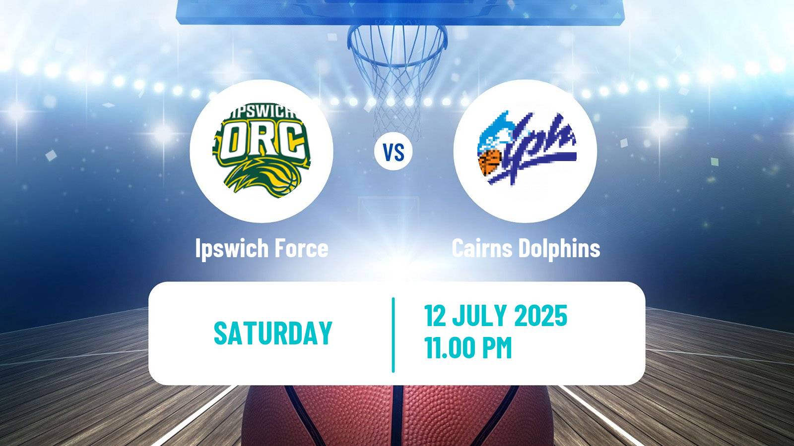 Basketball Australian NBL1 North Women Ipswich Force - Cairns Dolphins