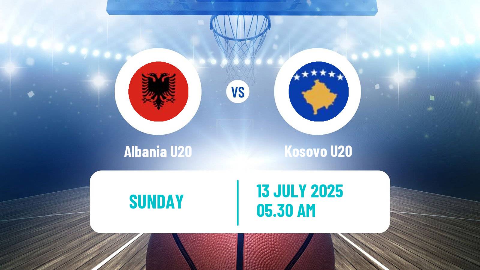 Basketball EuroBasket U20 B Albania U20 - Kosovo U20