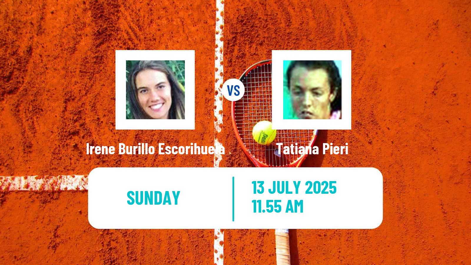 Tennis WTA Iasi Irene Burillo Escorihuela - Tatiana Pieri