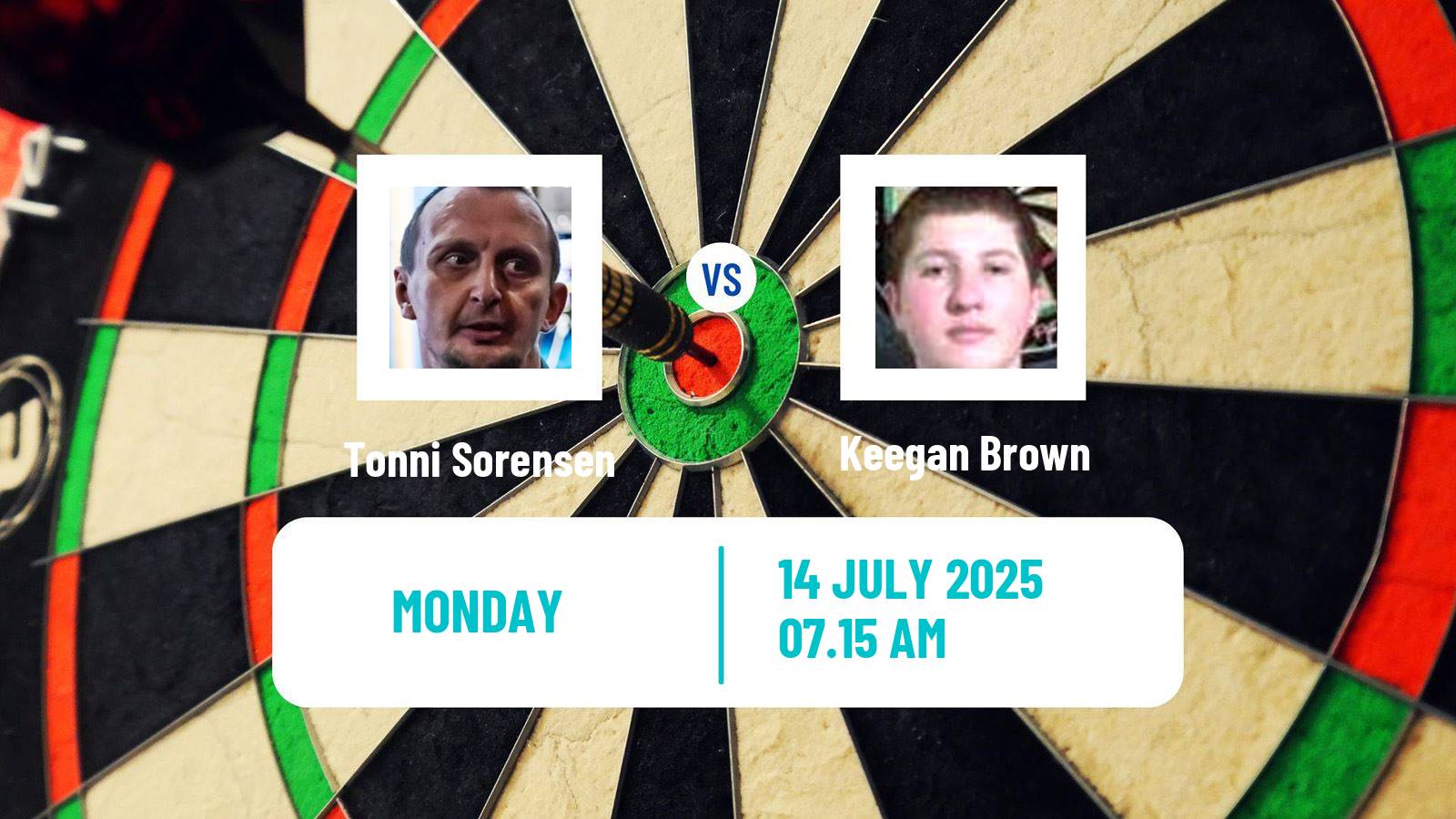 Darts Modus Super Series Tonni Sorensen - Keegan Brown