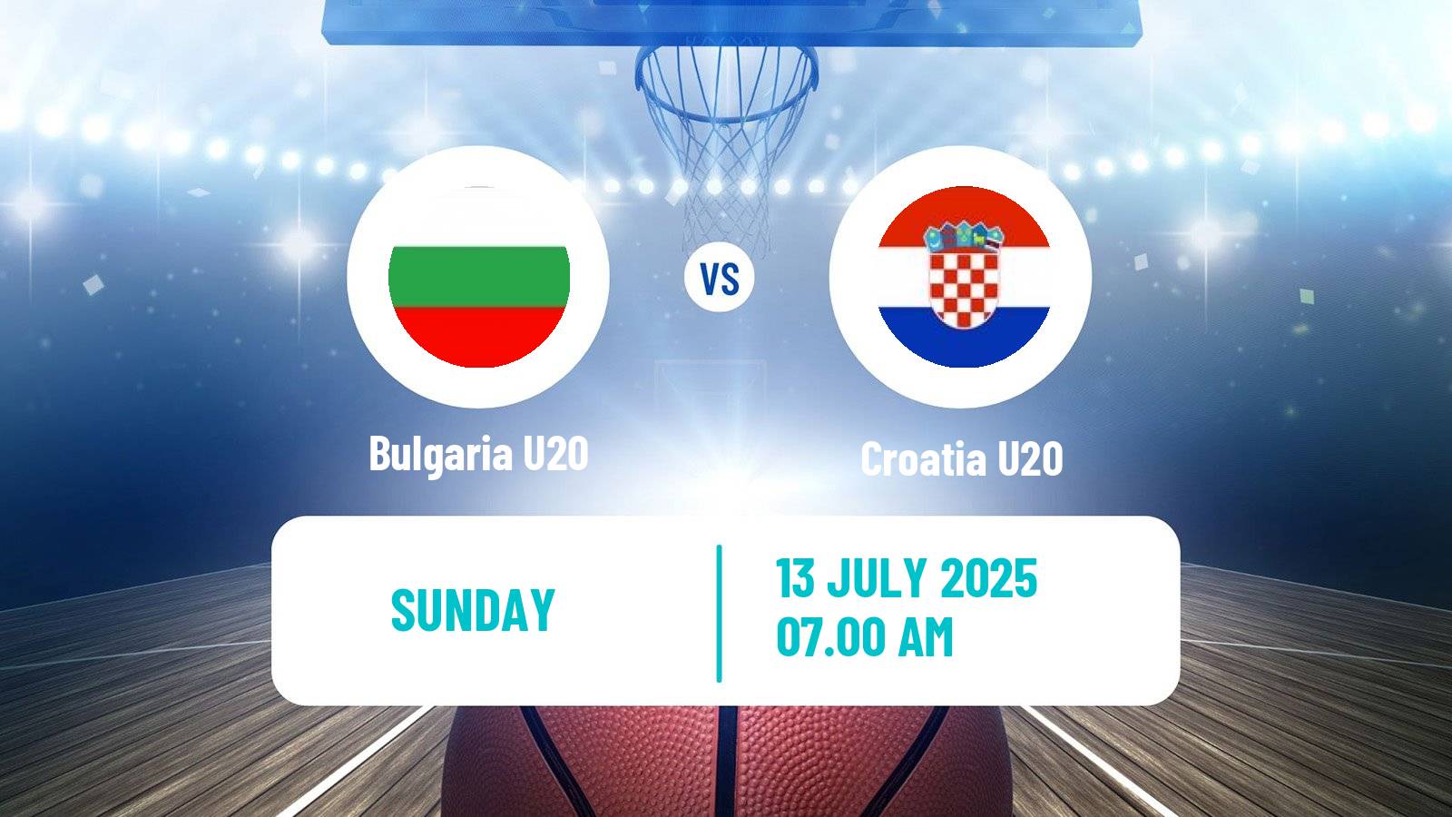 Basketball EuroBasket U20 B Bulgaria U20 - Croatia U20