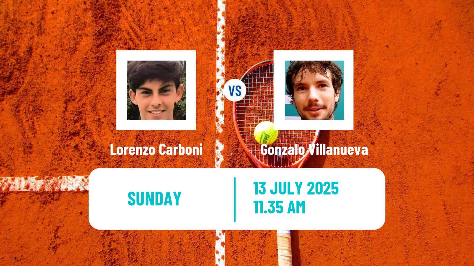 Tennis San Marino Challenger Men Lorenzo Carboni - Gonzalo Villanueva