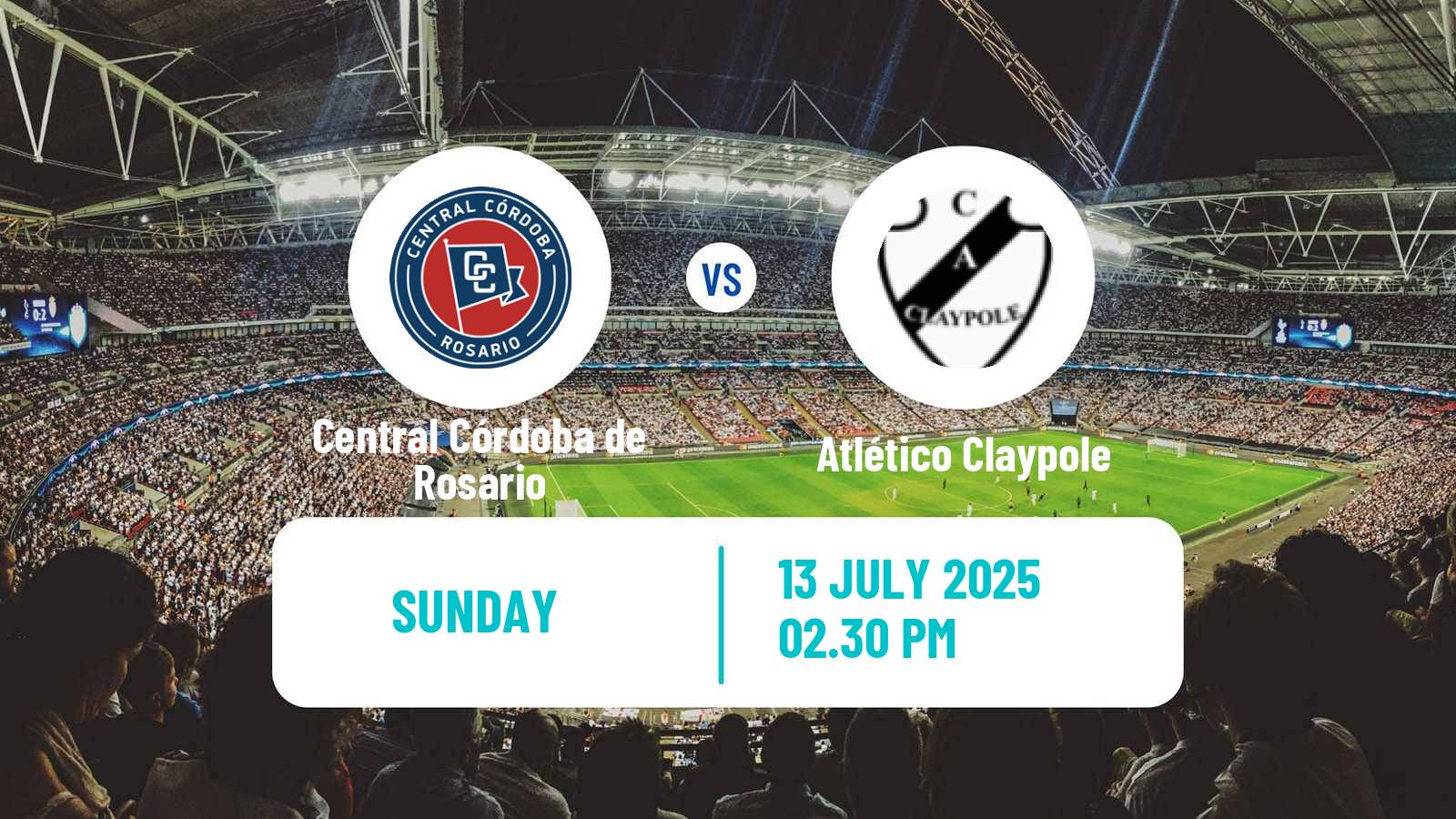 Soccer Argentinian Primera C Central Córdoba de Rosario - Atlético Claypole
