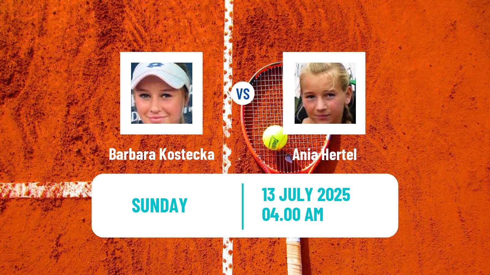 Tennis ITF W15 Grodzisk Mazowiecki Women Barbara Kostecka - Ania Hertel