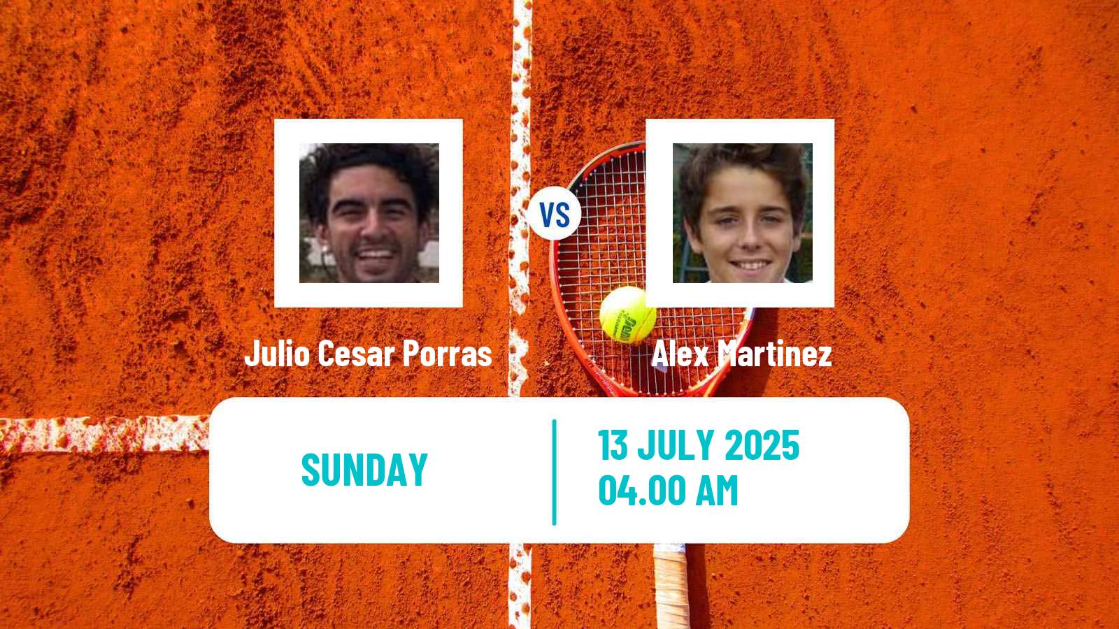 Tennis Pozoblanco Challenger Men Julio Cesar Porras - Alex Martinez