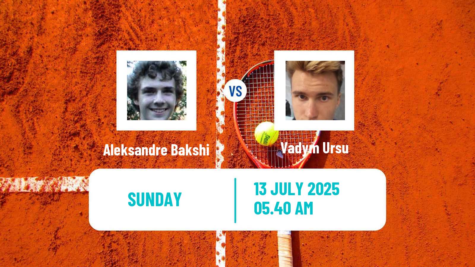Tennis Pozoblanco Challenger Men Aleksandre Bakshi - Vadym Ursu