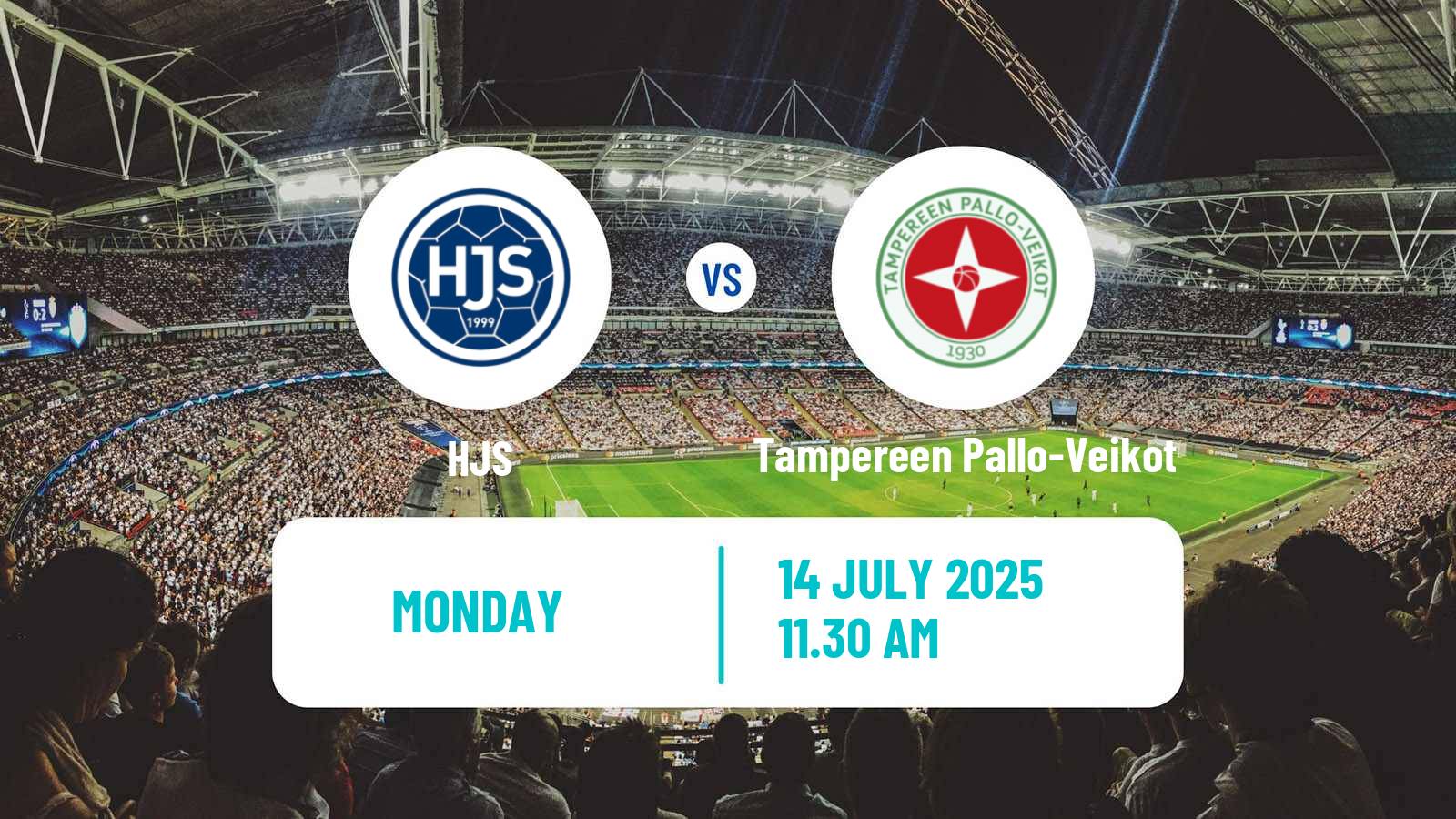 Soccer Finnish Kakkonen Group B HJS - Tampereen Pallo-Veikot