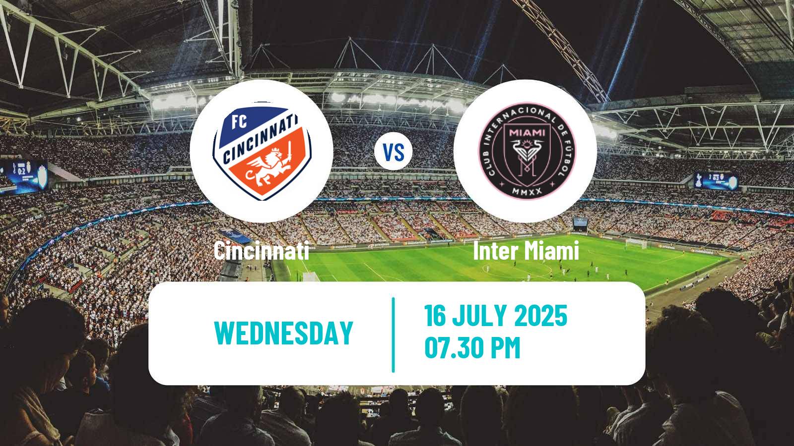 Soccer MLS Cincinnati - Inter Miami