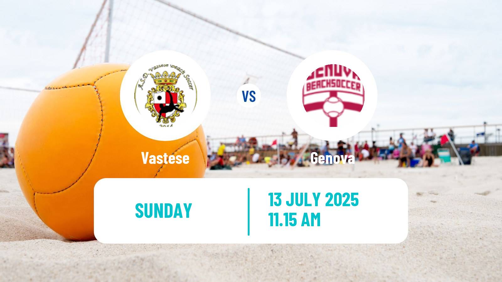 Beach soccer Serie A Vastese - Genova