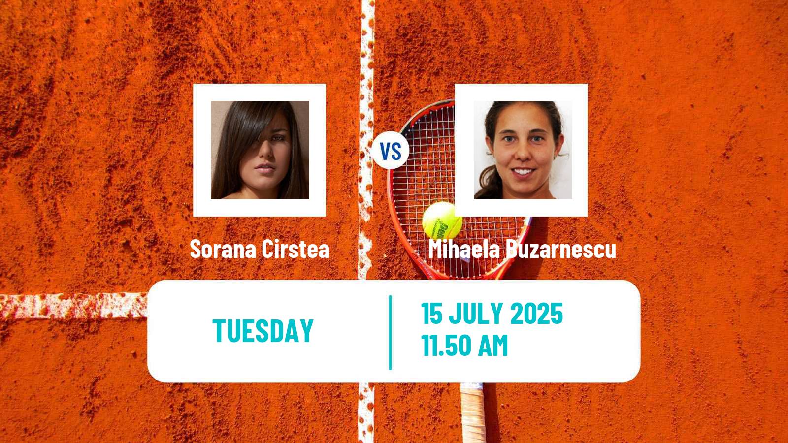 Tennis WTA Iasi Sorana Cirstea - Mihaela Buzarnescu