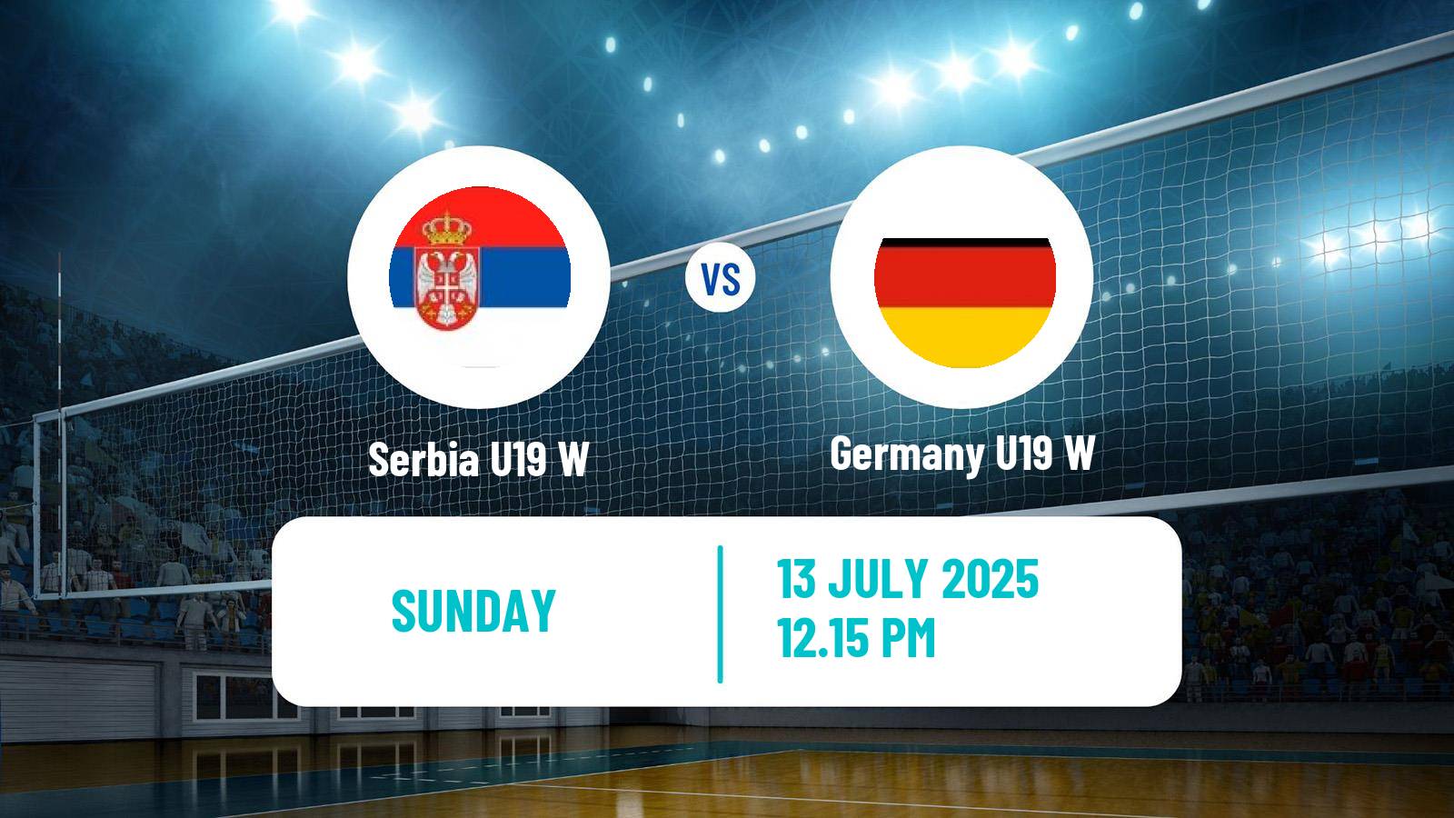Volleyball World Championship U19 Volleyball Women Serbia U19 W - Germany U19 W